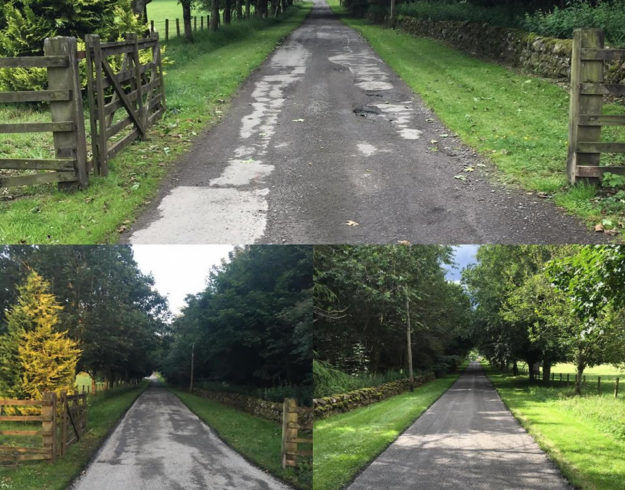 surface dressing private road