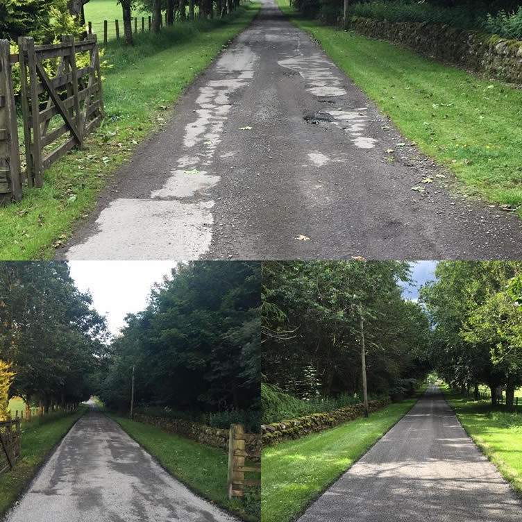 surface dressing private road