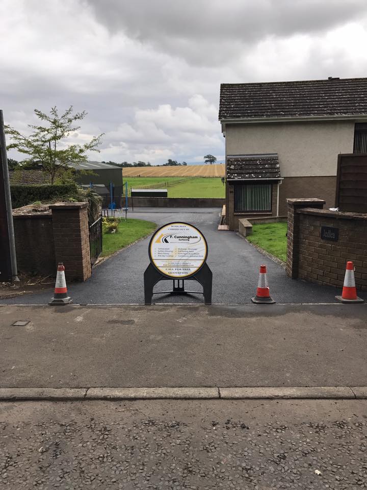 New tarmac driveway in Duns, Scottish Borders