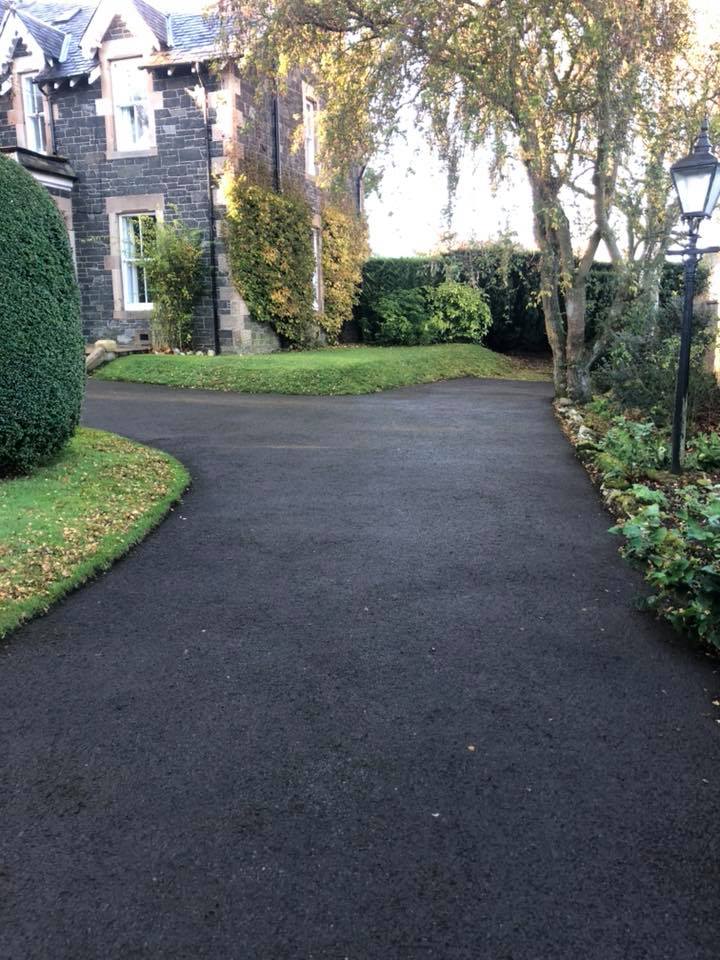 driveway surfaced dressed peebles scotland 1