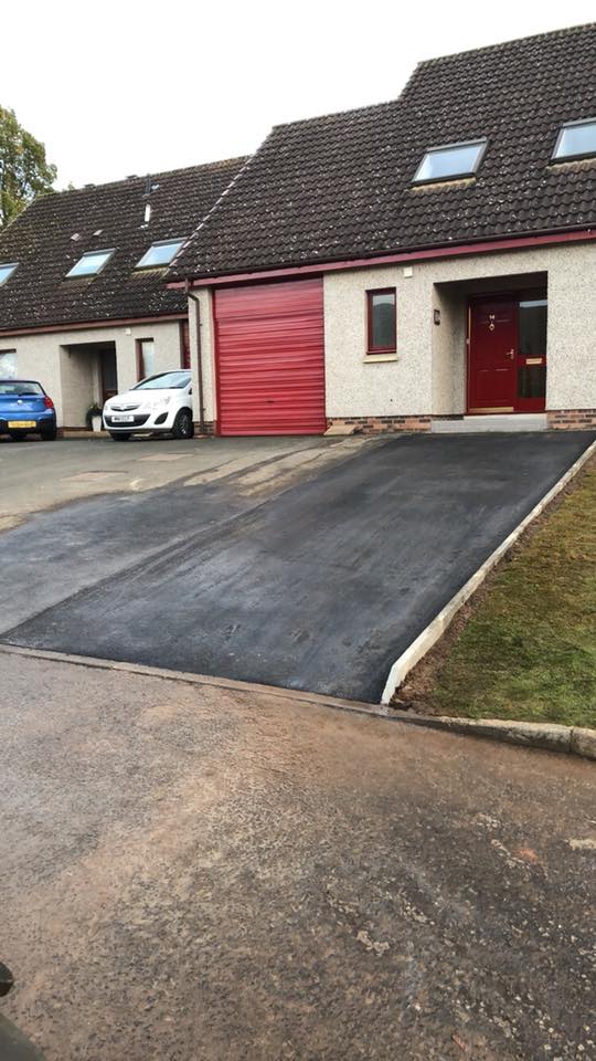 extend driveway kelso borders scotland