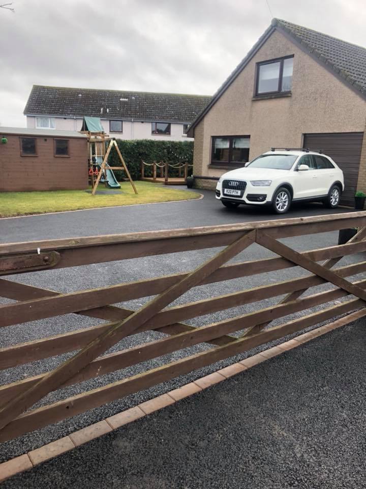 new driveway gordon borders scotland