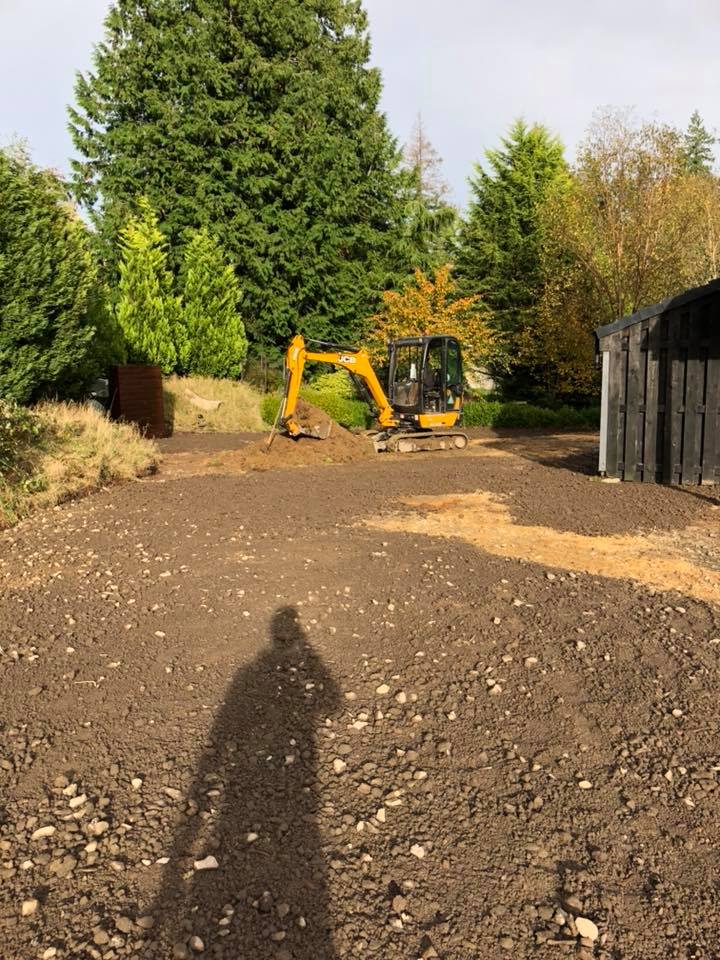 new driveway and parking area - Hawick Scotland 2