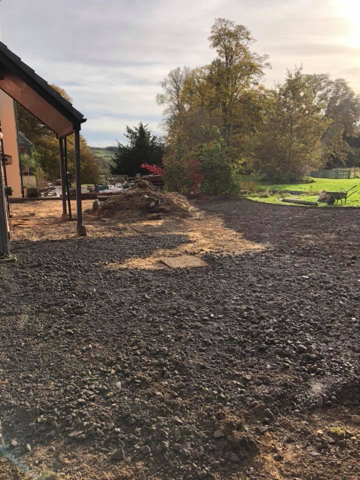 new driveway and parking area - Hawick Scotland 4