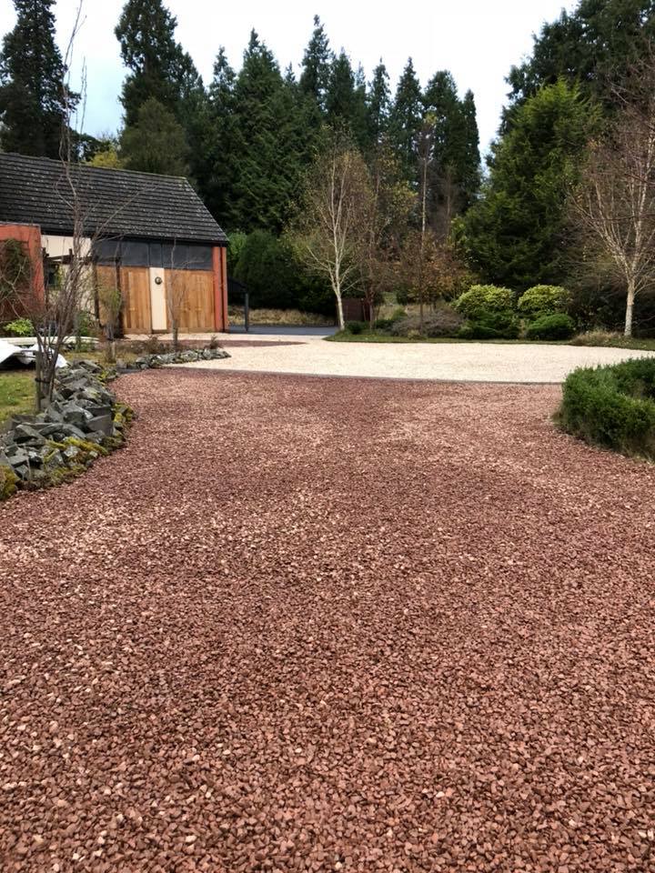 new driveway and parking area - Hawick Scotland 1