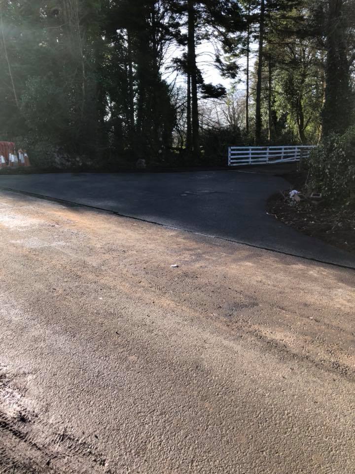 new entranceway to drive - Duns, Scottish Borders