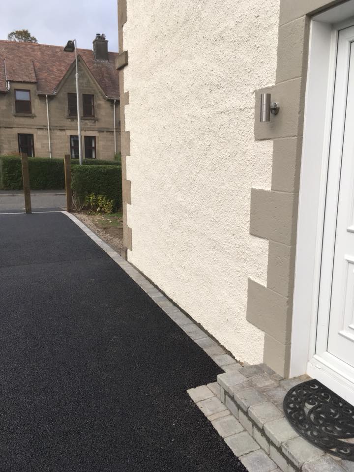 New Driveway, Edging, Door Step, Drainage - Innerleithen, Scotland