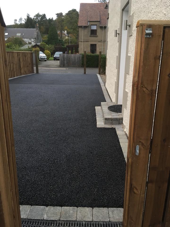 New Driveway, Edging, Door Step, Drainage - Innerleithen, Scotland