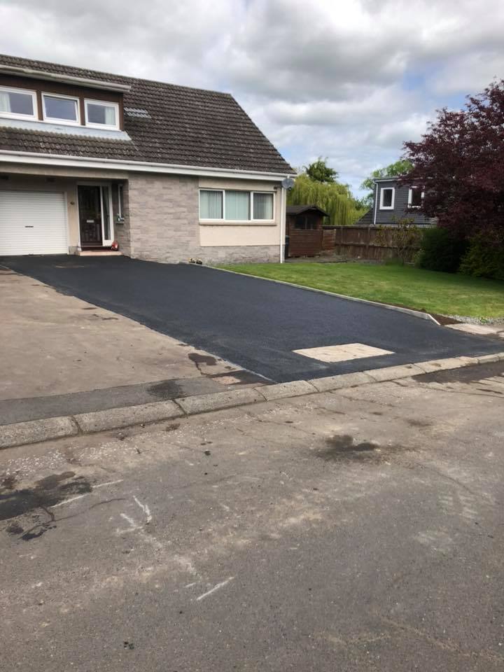 Extend Driveway Project, Kelso, Scottish Borders