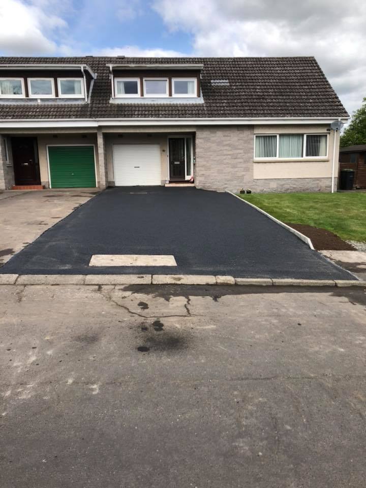 Extend Driveway Project, Kelso, Scottish Borders