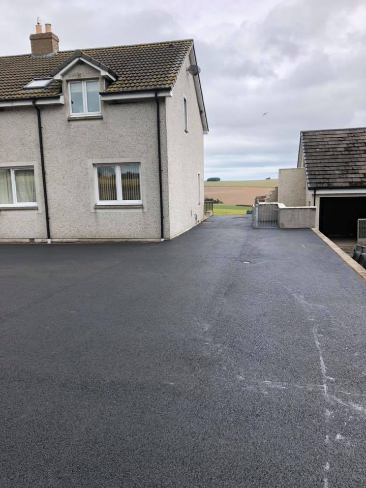 New Driveway & Parking Family Home, Grantshouse, Berwickshire