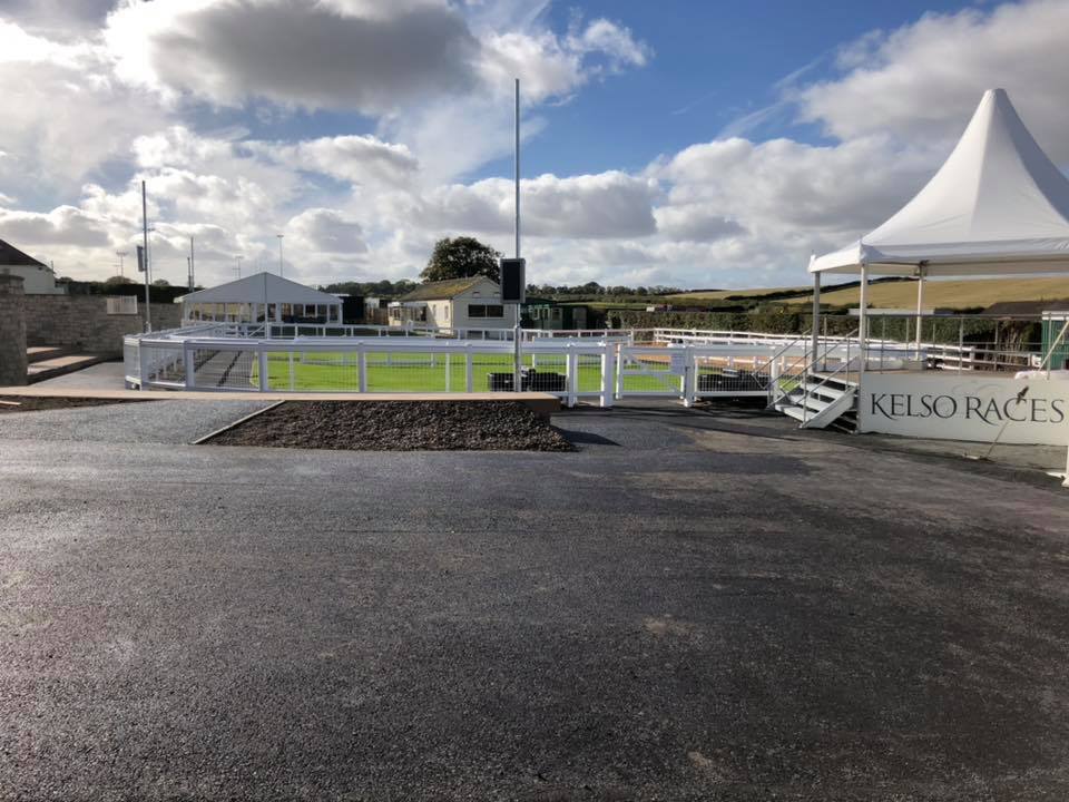 Tarmac Work at Kelso Racecourse