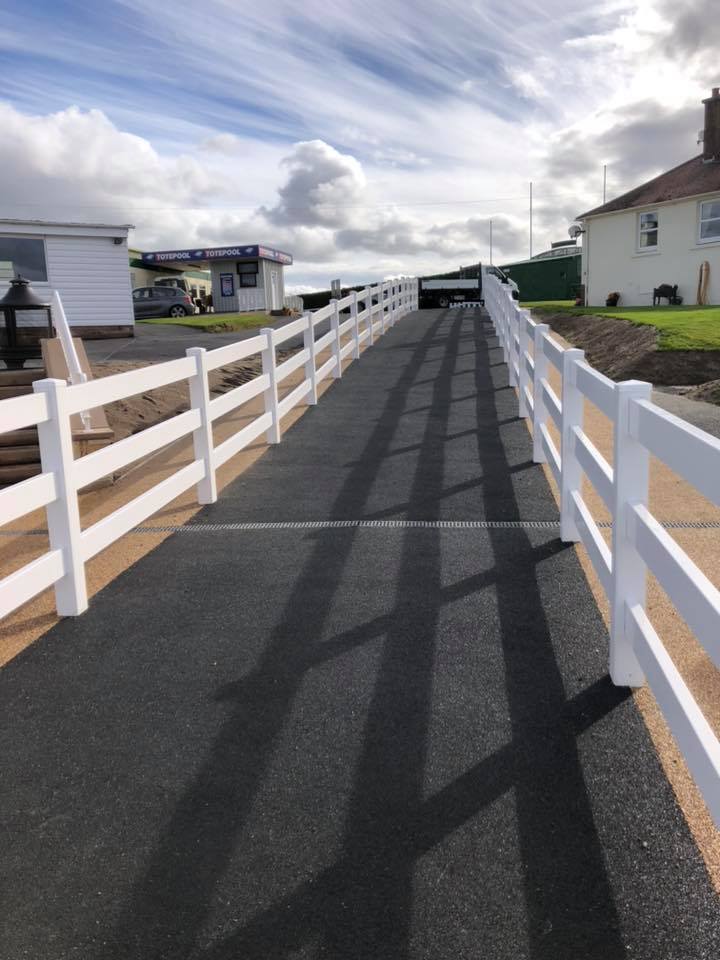 Tarmac Work at Kelso Racecourse