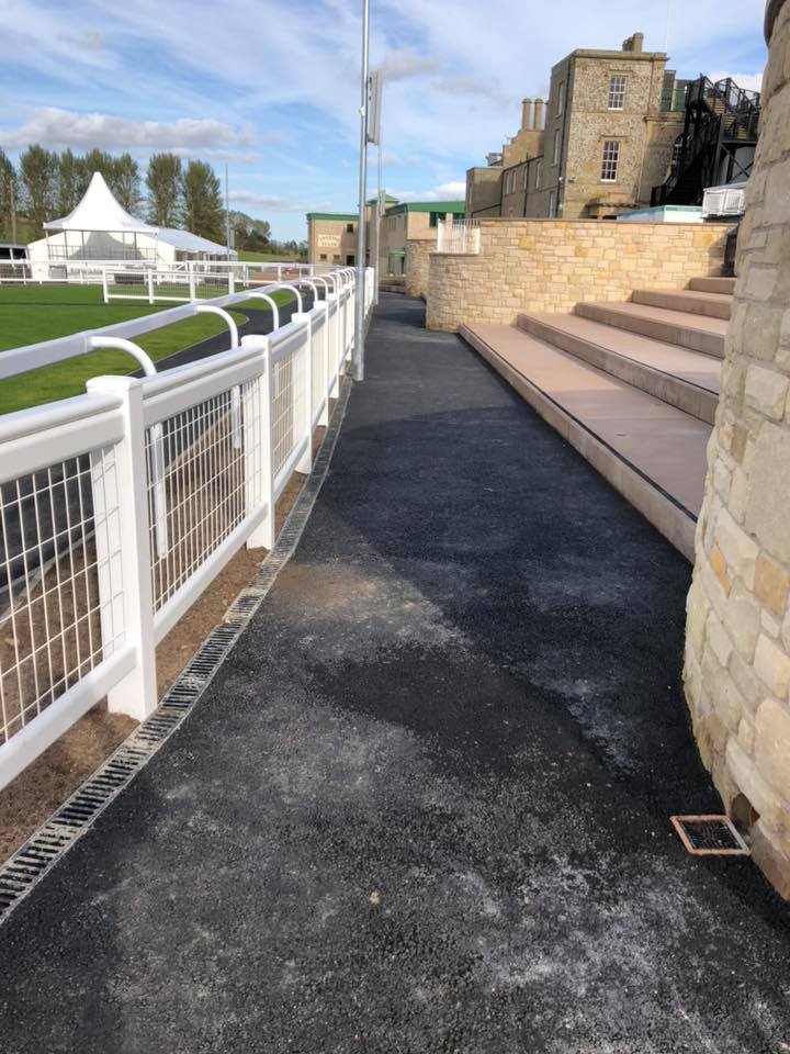 Tarmac Work at Kelso Racecourse