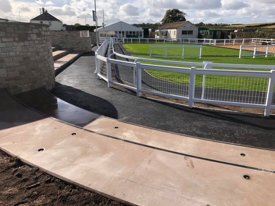 Tarmac Work at Kelso Racecourse