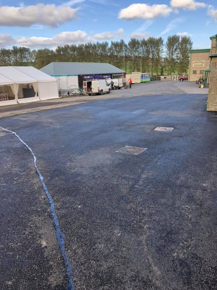 Tarmac Work at Kelso Racecourse