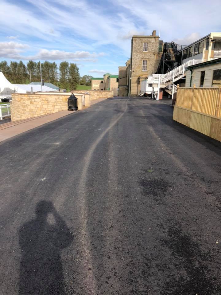 Tarmac Work at Kelso Racecourse