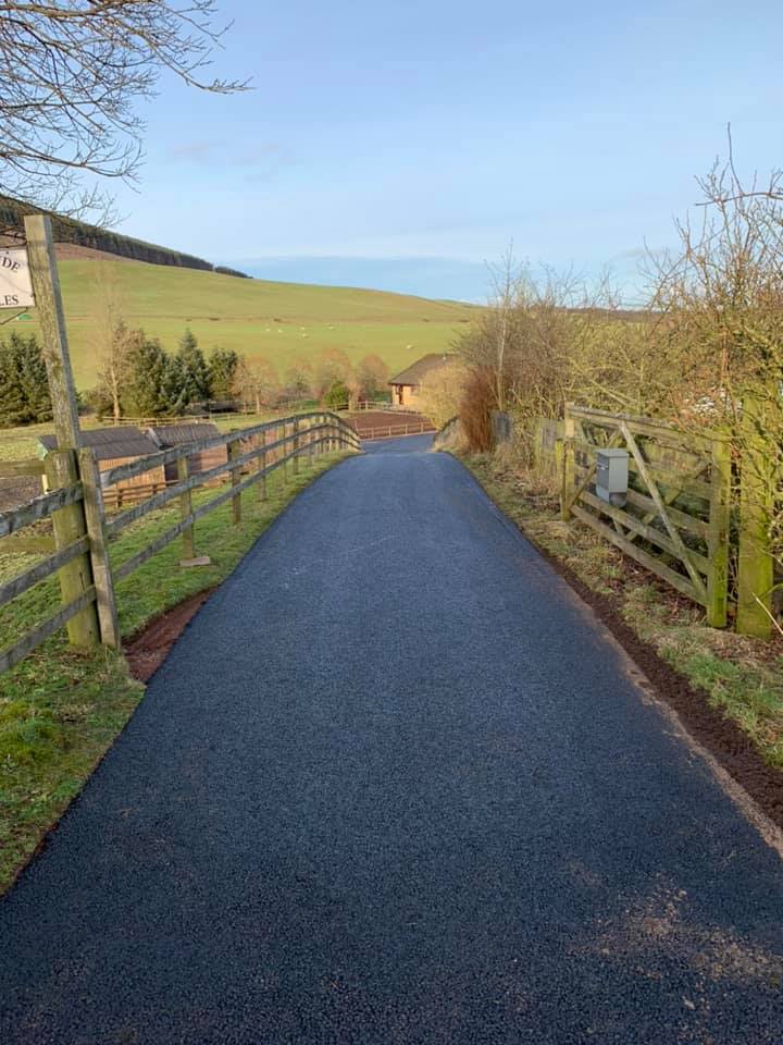 Tarmac Farm Road and Yard, Biggar, Scotland