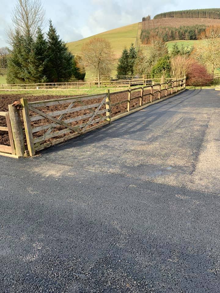 Tarmac Farm Road and Yard, Biggar, Scotland