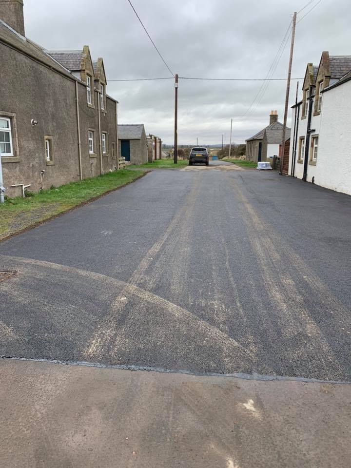 Tarmac Farm Entrance Road, Kelso, Scotland