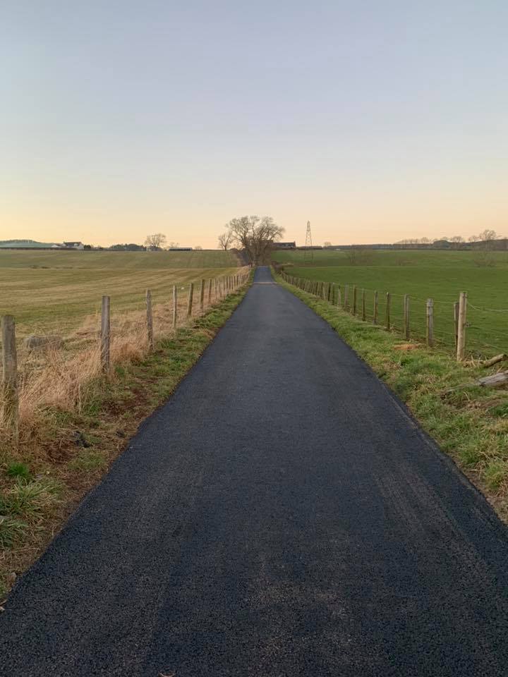 Tarmac Long Farm Road, Earlston, Scotland