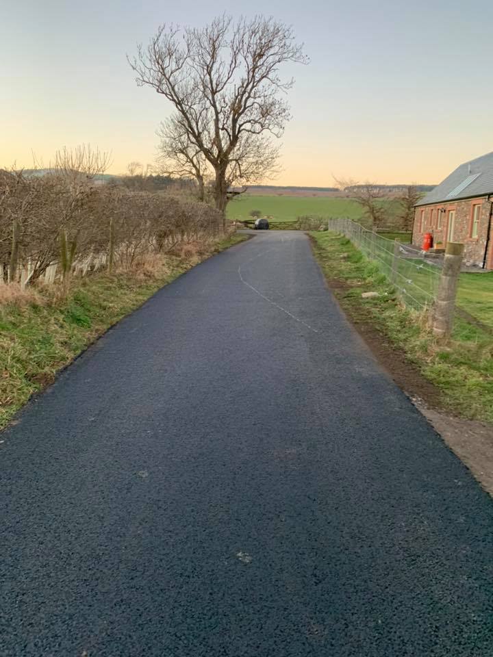 Tarmac Long Farm Road, Earlston, Scotland