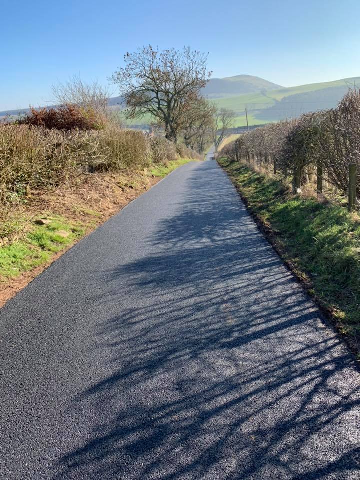 Tarmac Long Farm Road, Earlston, Scotland