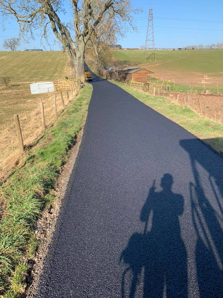 Tarmac Long Farm Road, Earlston, Scotland