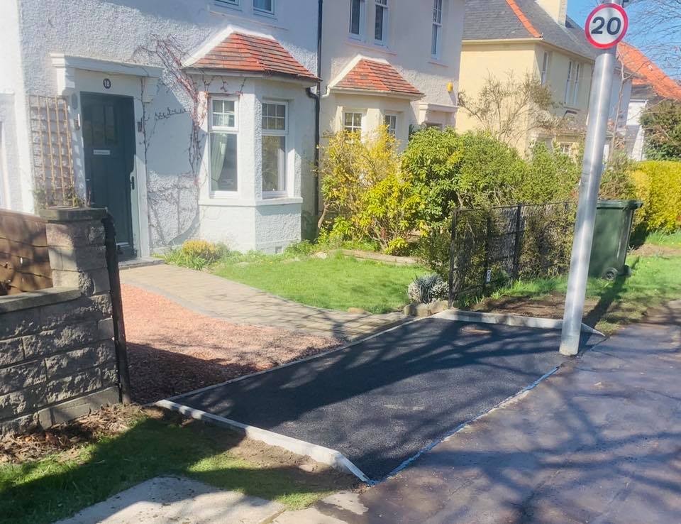 Two New Entrances to Driveways - Craiglockhart Edinburgh