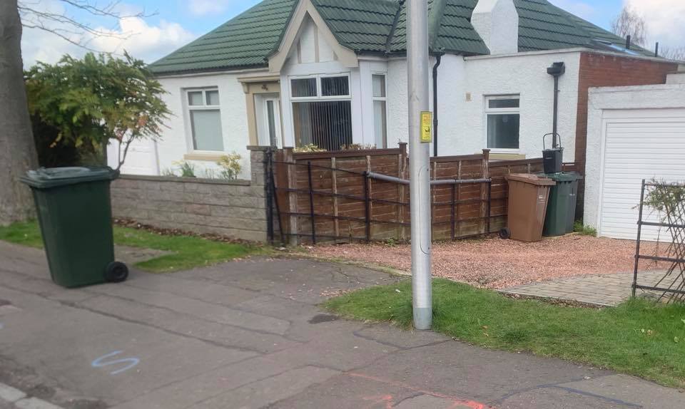 Two New Entrances to Driveways - Craiglockhart Edinburgh