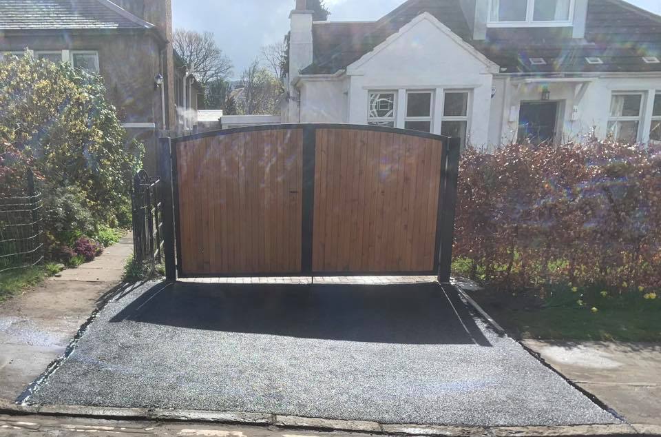 Two New Entrances to Driveways - Craiglockhart Edinburgh