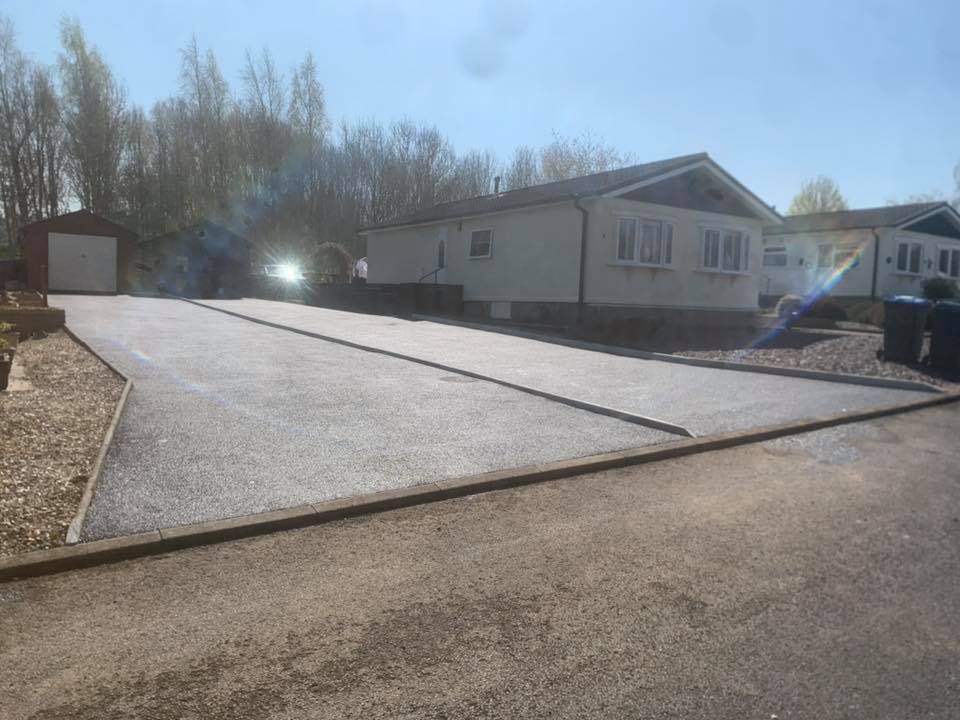 Two New Tarmac Driveways - Springwood Estate, Kelso