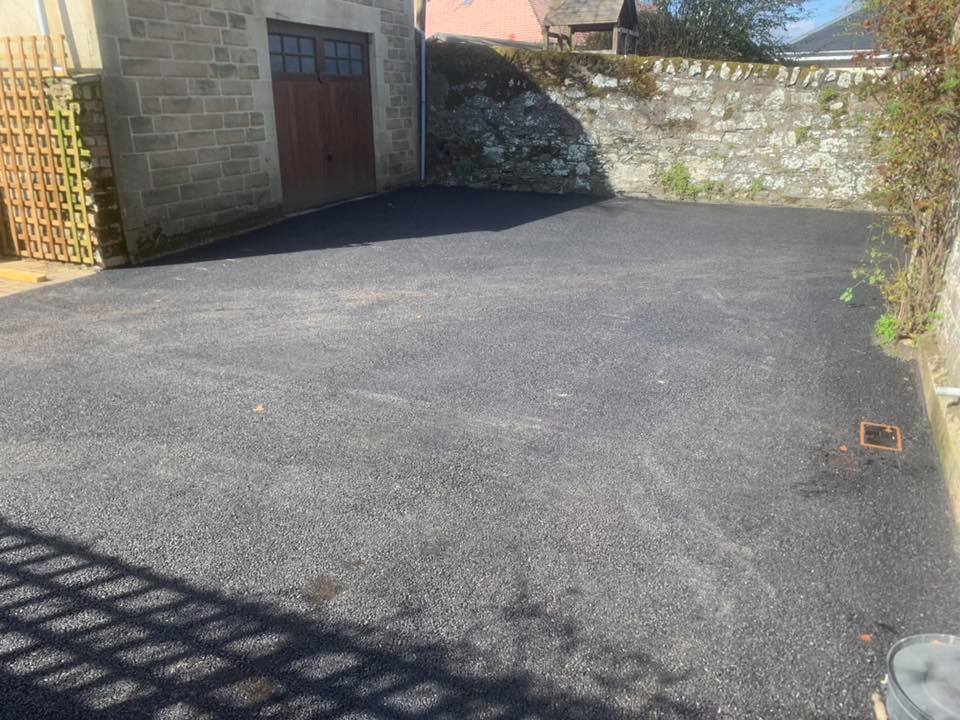 New Driveway with Drains and Edging - Selkirk, Scottish Borders