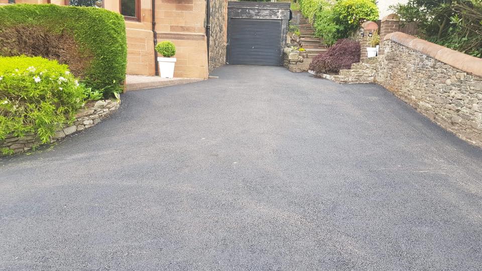 Two Tarmac Drive Projects - High Road, Galashiels