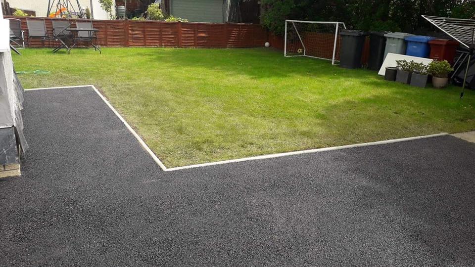 New Tarmac Driveway with Kerb Edging - Carluke, Lanarkshire