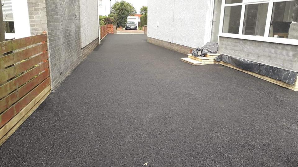 New Tarmac Driveway with Kerb Edging - Carluke, Lanarkshire