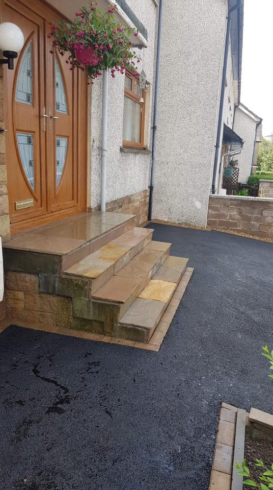 Remove Garden, New Driveway, Retaining Wall, Door Steps, Edging Work & Drainage 