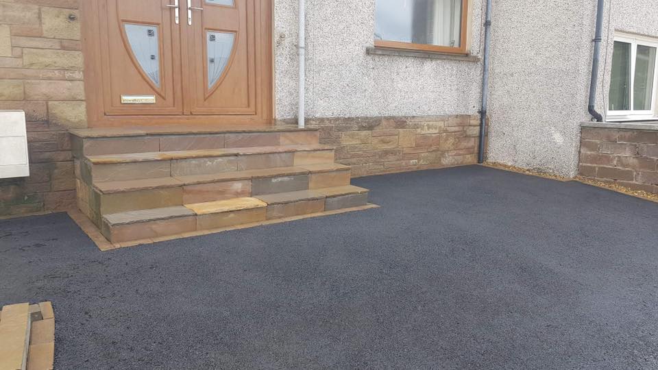 Remove Garden, New Driveway, Retaining Wall, Door Steps, Edging Work & Drainage 