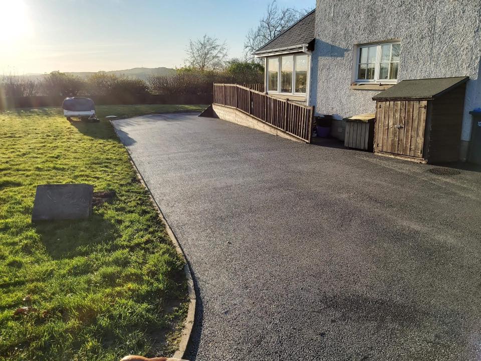 New Driveway, Pathway & Parking Area - Jedburgh, Borders