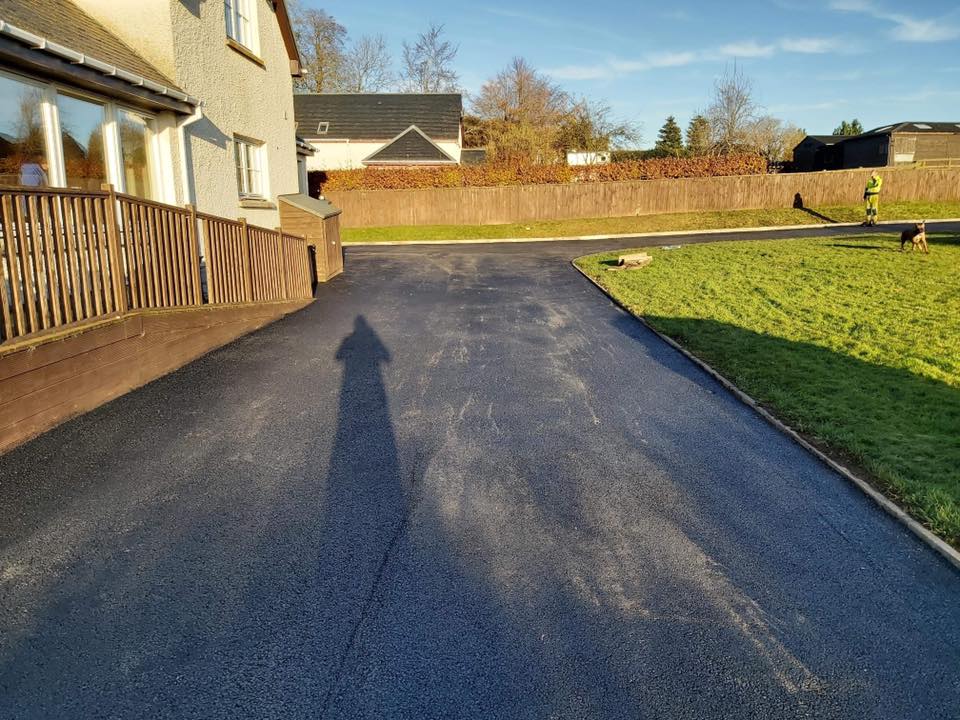 New Driveway, Pathway & Parking Area - Jedburgh, Borders