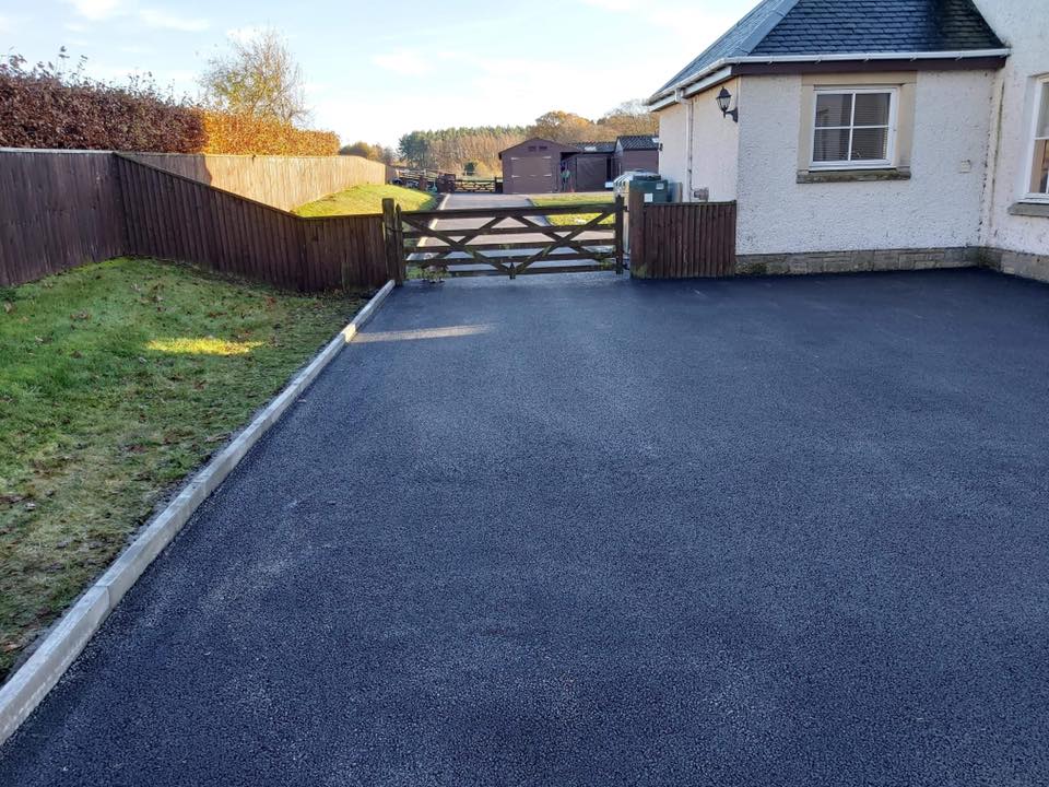 New Driveway, Pathway & Parking Area - Jedburgh, Borders