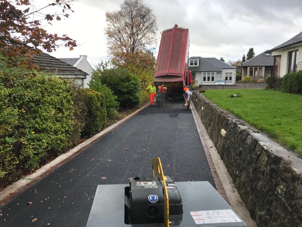 New Tarmac Driveway in Corstorphine, Edinburgh