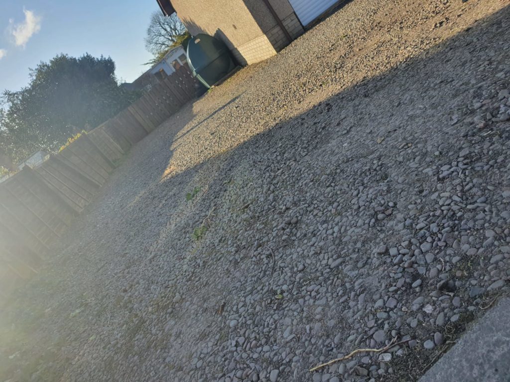 Tarmac Driveway, Gordon, Scottish Borders - Before