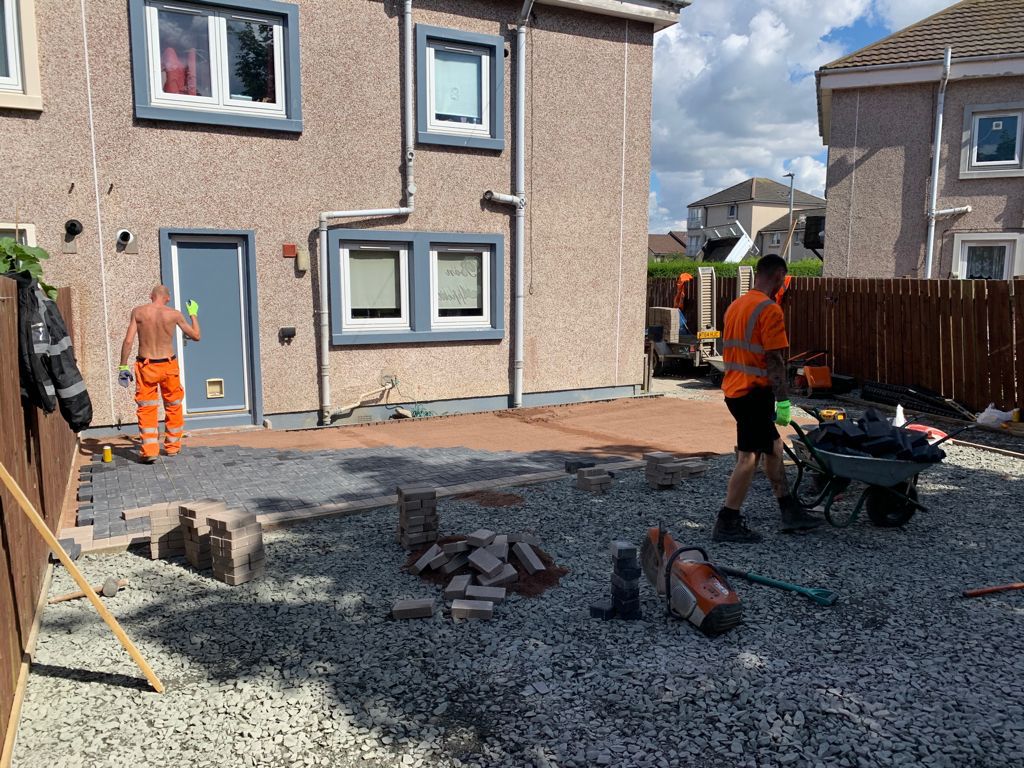 Monobloc Patio and Pathway - Musselburgh, Edinburgh