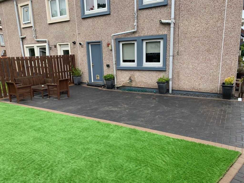 Monobloc Patio and Pathway - Musselburgh, Edinburgh