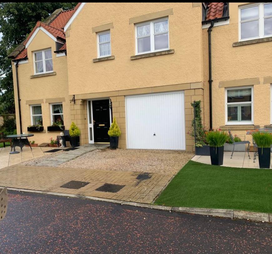 Old Driveway in Haddington, East Lothian - Before