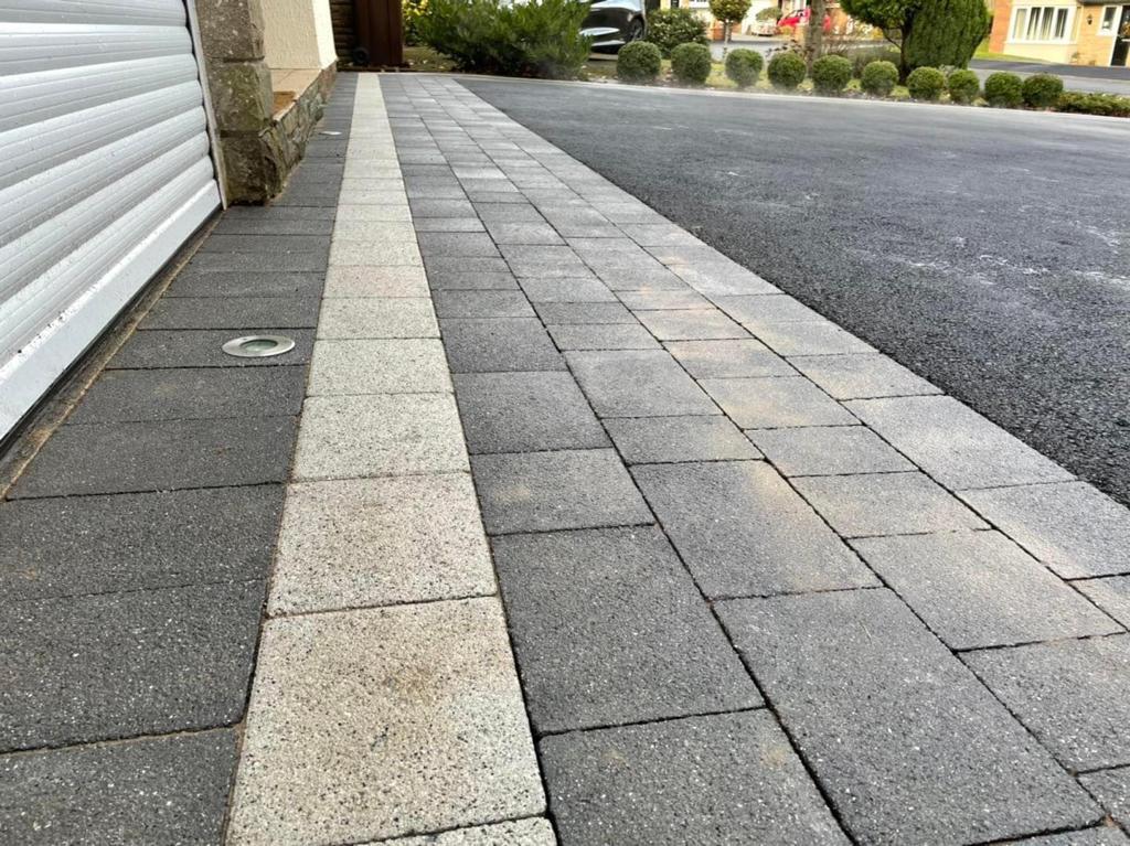 Tarmac Driveway with Spotlights in Balerno Edinburgh