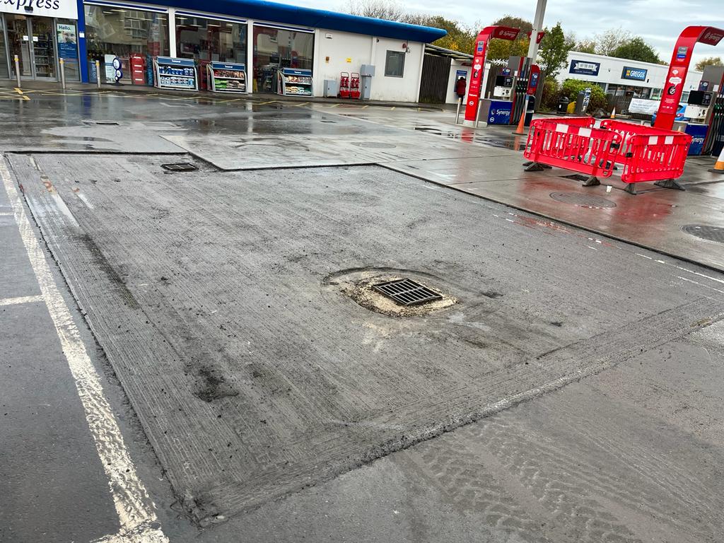 Car Park Tarmac Repairs - Tesco Express, Edinburgh