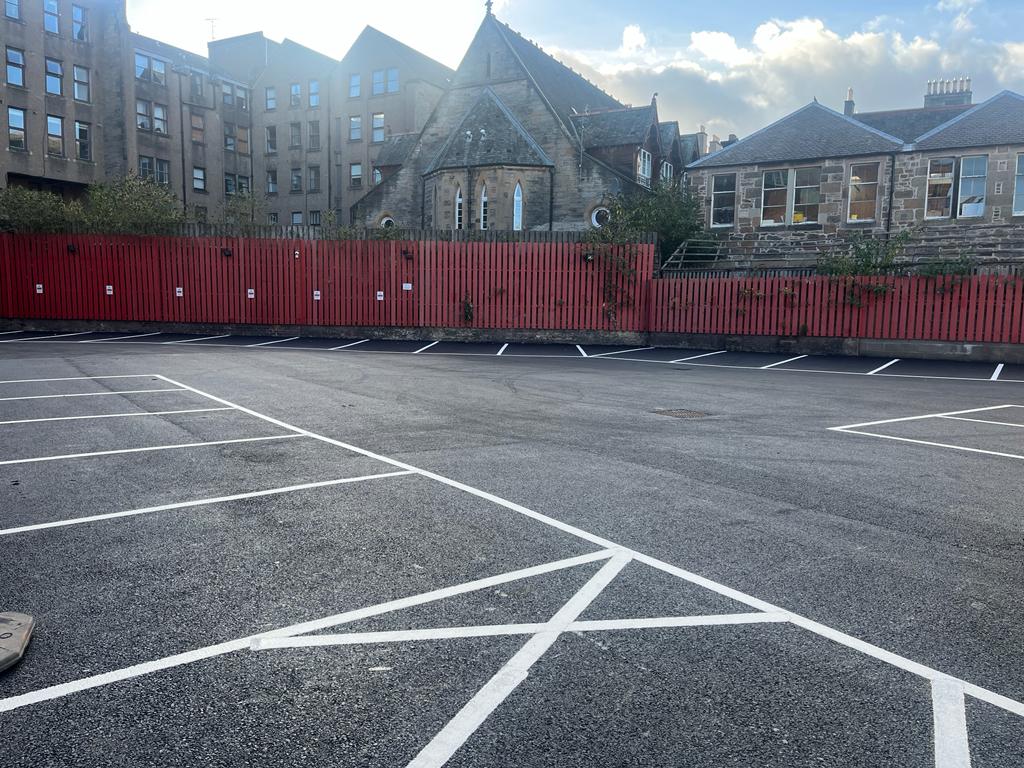 Residential Tarmac Car Park Contractor - Easter Road, Edinburgh