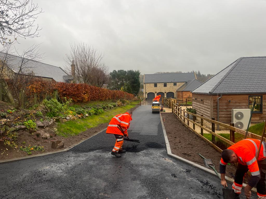 Tarmac Shared Residents Driveway - Rothbury, Northumberland